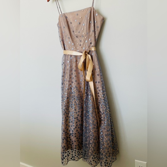 Sparkly A-Line Midi Dress - Picture 3 of 8